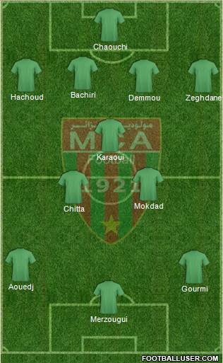 Mouloudia Club d'Alger Formation 2015