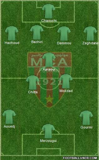 Mouloudia Club d'Alger football formation