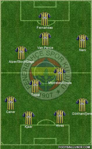 Fenerbahçe SK Formation 2015