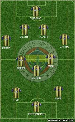 Fenerbahçe SK Formation 2015