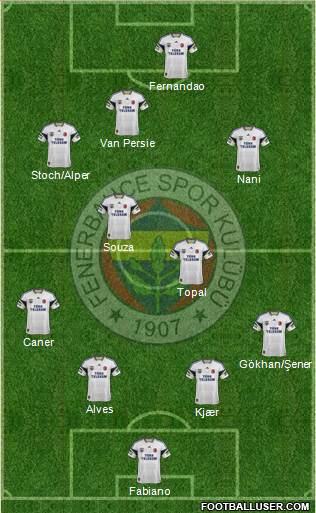 Fenerbahçe SK Formation 2015
