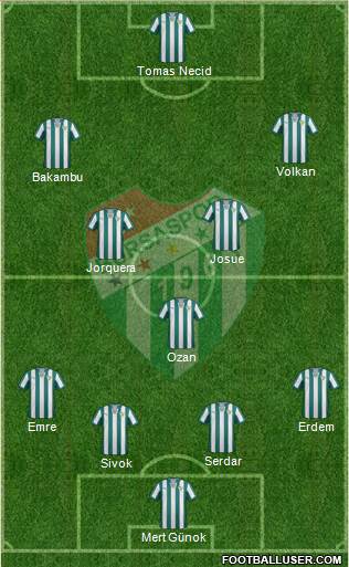 Bursaspor Formation 2015