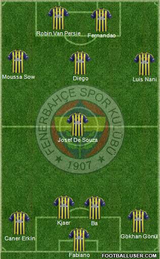 Fenerbahçe SK Formation 2015