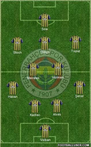 Fenerbahçe SK Formation 2015