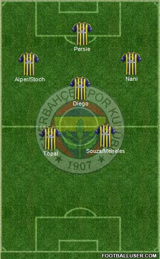 Fenerbahçe SK Formation 2015