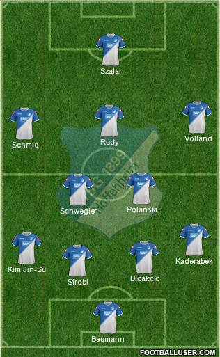 TSG 1899 Hoffenheim Formation 2015