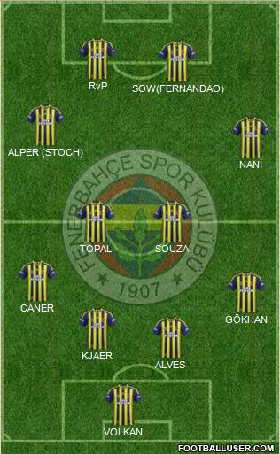 Fenerbahçe SK Formation 2015