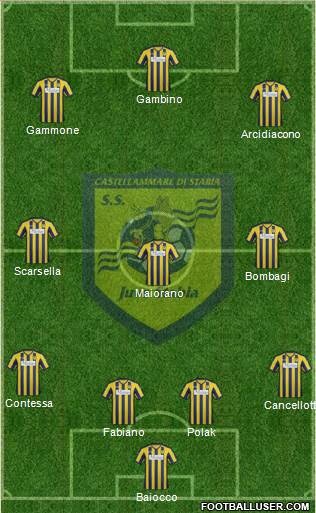 Juve Stabia Formation 2015