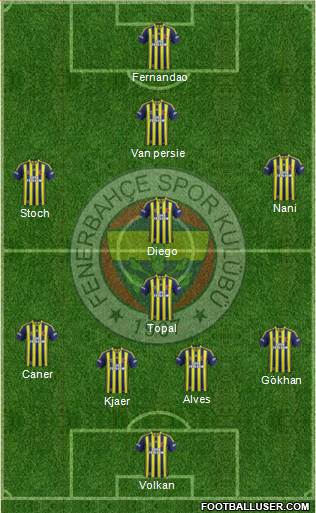 Fenerbahçe SK Formation 2015