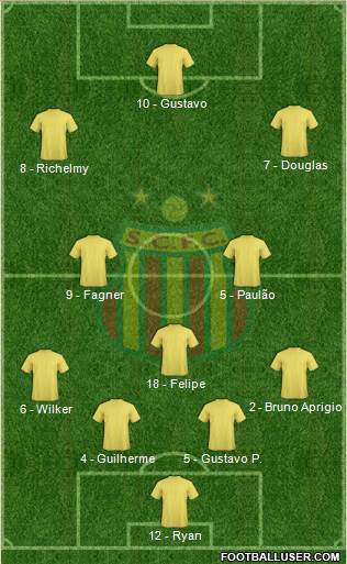 Sampaio Corrêa FC Formation 2015