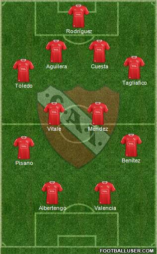 Independiente Formation 2015