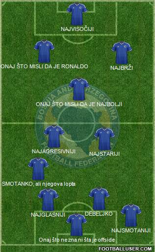 Bosnia and Herzegovina Formation 2015