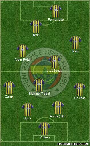 Fenerbahçe SK Formation 2015