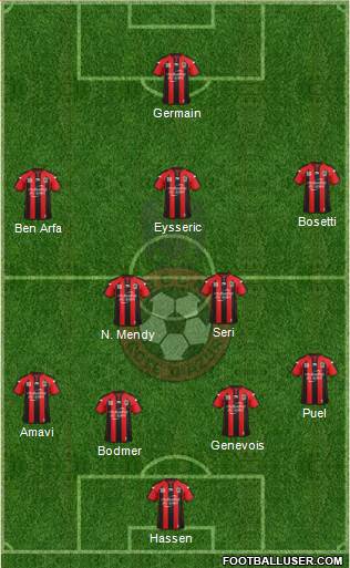 OGC Nice Côte d'Azur Formation 2015
