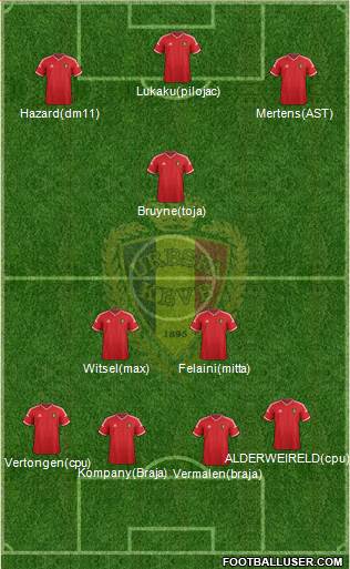 Belgium Formation 2015
