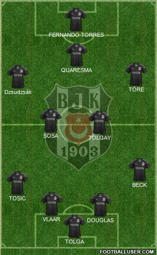 Besiktas JK Formation 2015