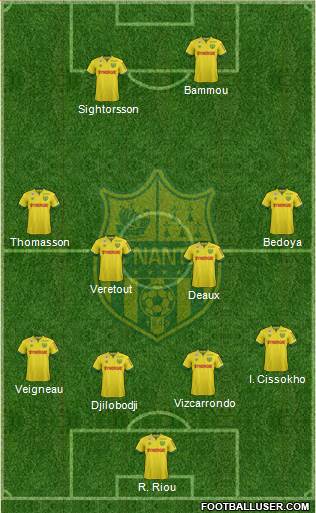 FC Nantes Formation 2015