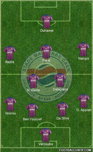 Stade Malherbe Caen Basse-Normandie Formation 2015