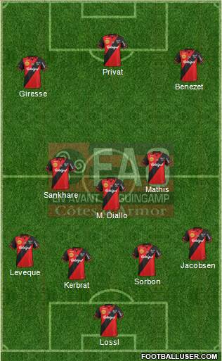 En Avant de Guingamp Formation 2015