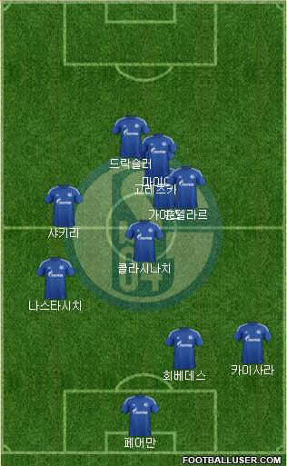 FC Schalke 04 Formation 2015