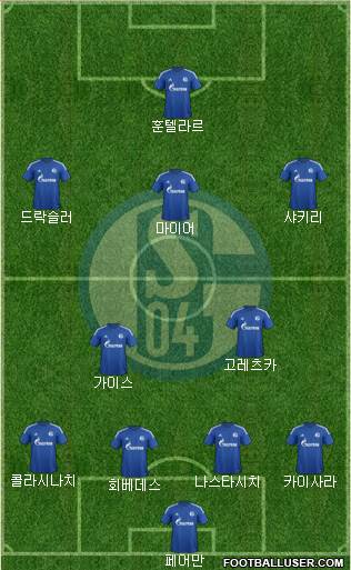 FC Schalke 04 Formation 2015