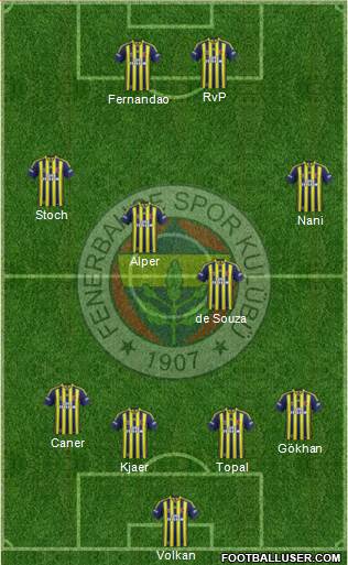 Fenerbahçe SK Formation 2015