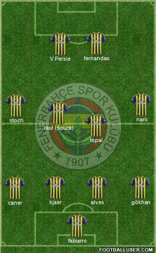 Fenerbahçe SK Formation 2015