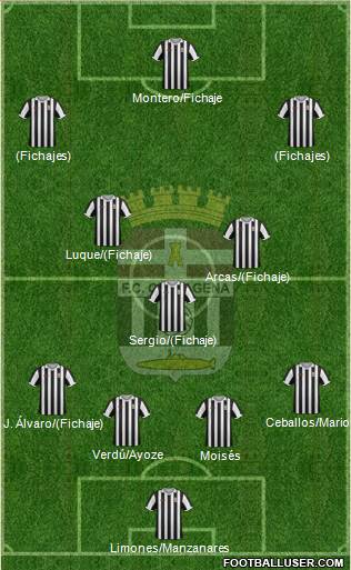 F.C. Cartagena football formation