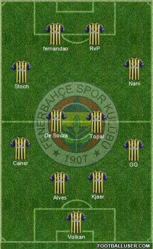 Fenerbahçe SK Formation 2015