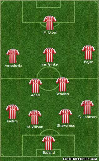 Stoke City Formation 2015