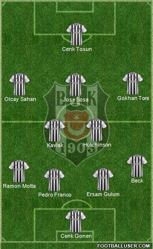 Besiktas JK Formation 2015