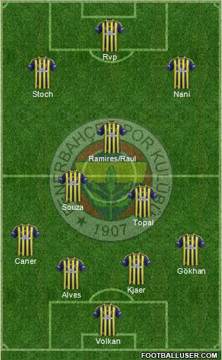 Fenerbahçe SK Formation 2015