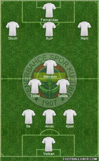 Fenerbahçe SK Formation 2015