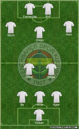 Fenerbahçe SK Formation 2015