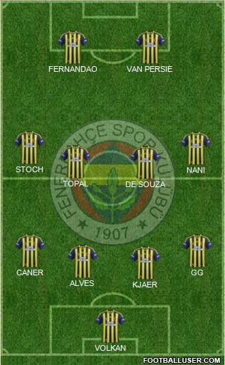 Fenerbahçe SK Formation 2015