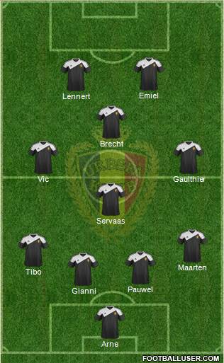Belgium Formation 2015