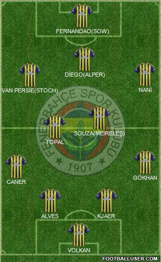 Fenerbahçe SK Formation 2015