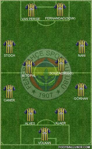 Fenerbahçe SK Formation 2015