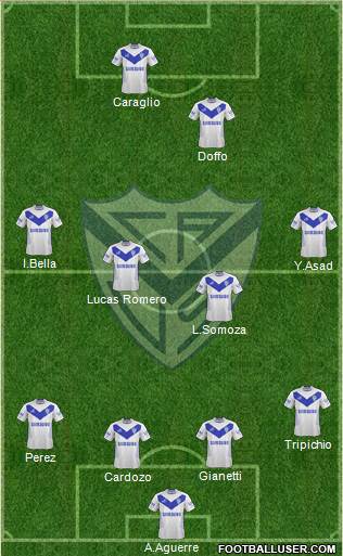 Vélez Sarsfield Formation 2015