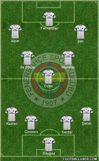 Fenerbahçe SK Formation 2015