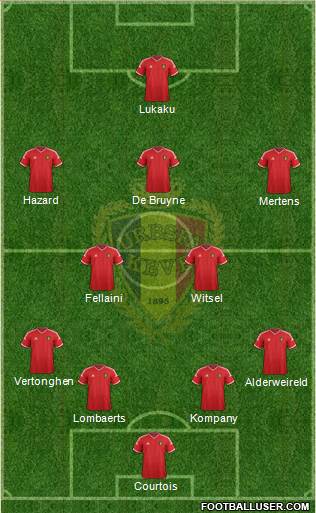 Belgium Formation 2015