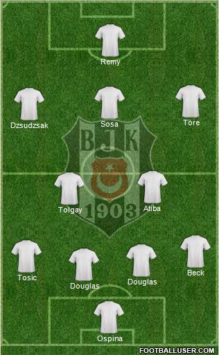 Besiktas JK Formation 2015