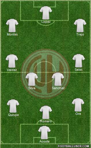 CS Unión Huaral Formation 2015