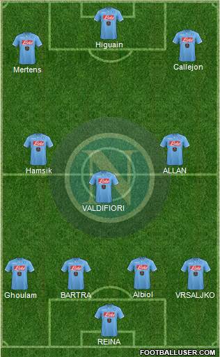 Napoli Formation 2015