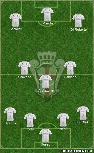 Pro Vercelli Formation 2015