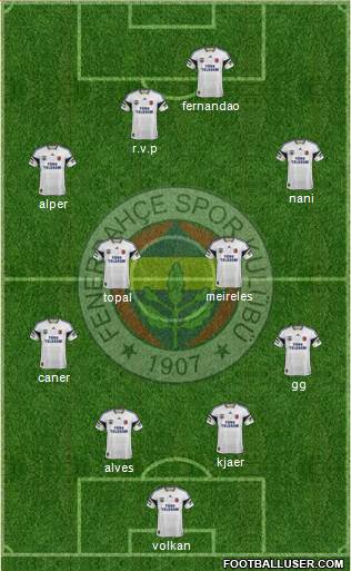 Fenerbahçe SK Formation 2015