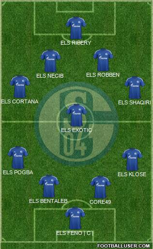 FC Schalke 04 Formation 2015