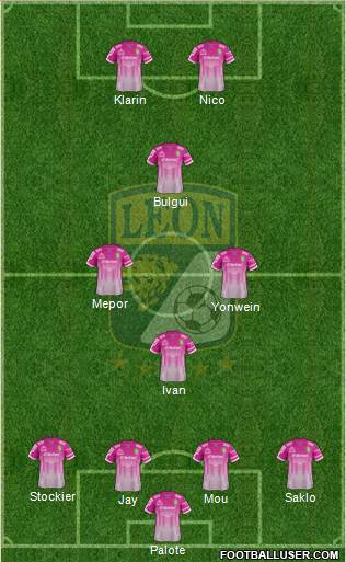 Club Deportivo León Formation 2015