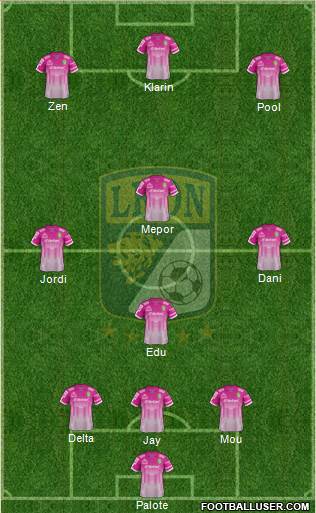 Club Deportivo León Formation 2015