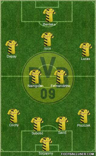 Borussia Dortmund Formation 2015